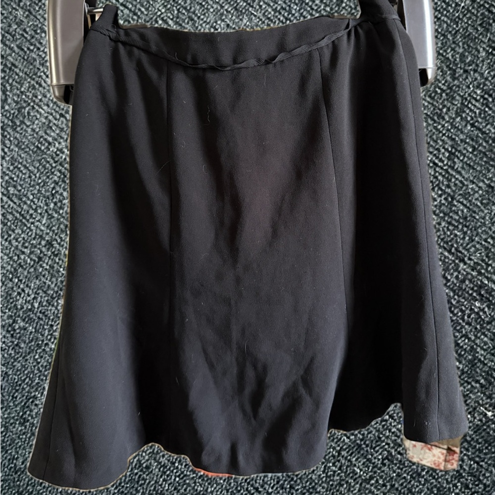 White House Black Market Elegant Black Skater Skirt